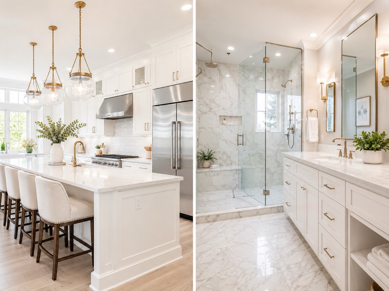Kitchen and Bathroom Detail